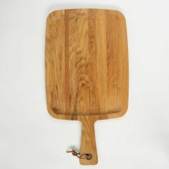 Staunton And Henry Handmade Oak Wood Serving Platter - Wide