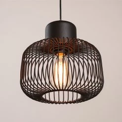 Staunton And Henry Modern Cage Pendant Light Lighting