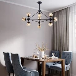 Staunton And Henry Lighting Star Pendant Chandelier