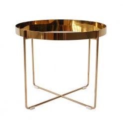 Staunton And Henry Furniture Habibi Copper Tray Side Table