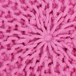 Staunton And Henry Furniture Chunky Knit Pouf