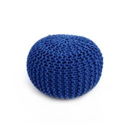 Staunton And Henry Furniture Chunky Knit Pouf