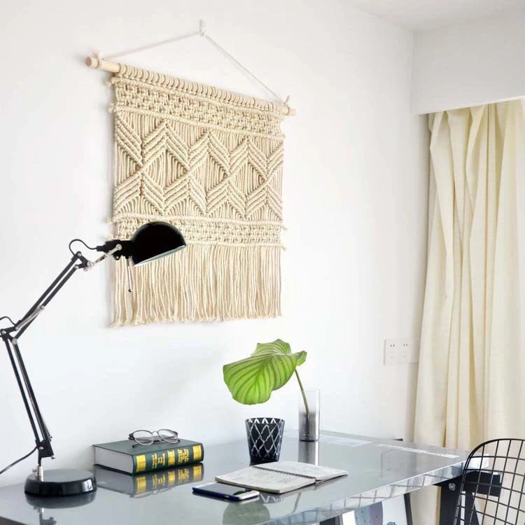 Staunton And Henry Off White Woven Wall Hanging Tapestry 5 Staunton And Henry Off White Woven Wall Hanging Tapestry