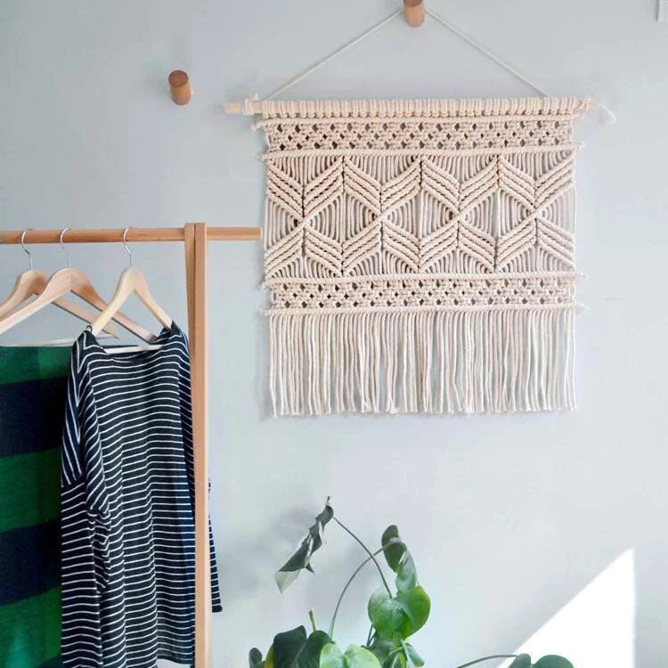 Staunton And Henry Off White Woven Wall Hanging Tapestry 3 Staunton And Henry Off White Woven Wall Hanging Tapestry