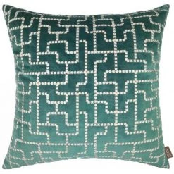 Staunton And Henry Modern Emerald Green Throw Cushion Home Accessories