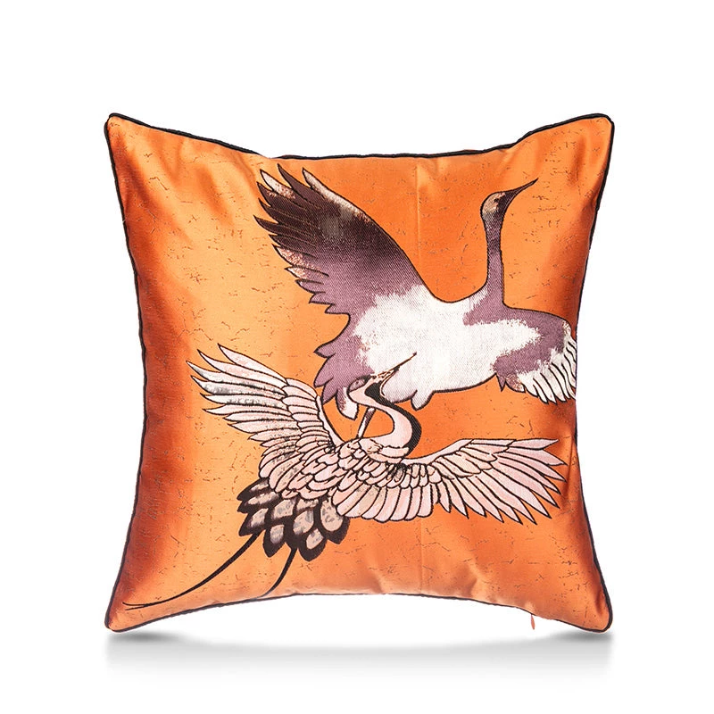Staunton And Henry Home Accessories Oriental Birds Throw Cushion 1 Staunton And Henry Home Accessories Oriental Birds Throw Cushion