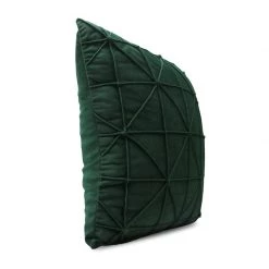 Staunton And Henry Home Accessories Emerald Green Geometric Throw Cushion