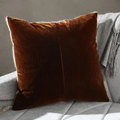 Staunton And Henry Geometric Grey Patchwork Hide Throw Cushion 9 Staunton And Henry Geometric Grey Patchwork Hide Throw Cushion