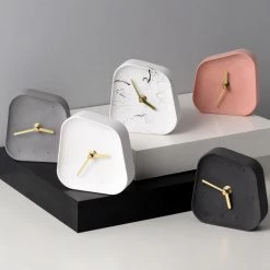Staunton And Henry Asymetrical Modern Table Clock