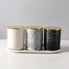 Staunton And Henry Home Accessories Solid Marble Candle Jar