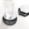 Staunton And Henry Kitchen Solid Marble Drink Coasters - Set Of 4