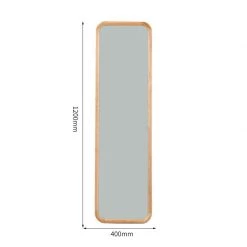 Staunton And Henry Solid Oak Standing Mirror 7 Staunton And Henry Solid Oak Standing Mirror