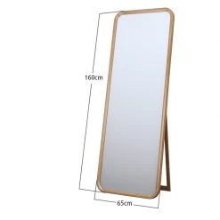 Staunton And Henry Solid Oak Standing Mirror 8 Staunton And Henry Solid Oak Standing Mirror