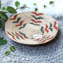 Staunton And Henry Decorative Tribal Woven Straw Bowls Wall Decor