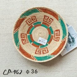 Staunton And Henry Decorative Tribal Woven Straw Bowls Wall Decor