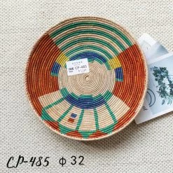 Staunton And Henry Decorative Tribal Woven Straw Bowls Wall Decor