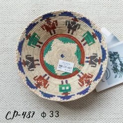 Staunton And Henry Decorative Tribal Woven Straw Bowls Wall Decor