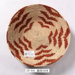 Staunton And Henry Decorative Tribal Woven Straw Bowls Wall Decor