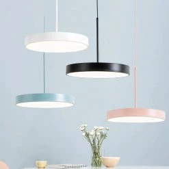 Staunton And Henry Lighting Slimline Pastel Ceiling Light