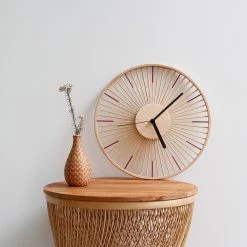 Staunton And Henry Wall Decor Modern Japanese Bamboo Clock