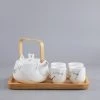 Staunton And Henry Kitchen Japanese White Marble Pattern Tea Set