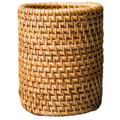 Staunton And Henry Rattan Utensil Holder