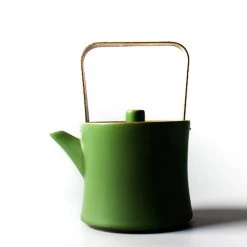 Staunton And Henry Mirai Modern Green Oriental Tea Pot Kitchen