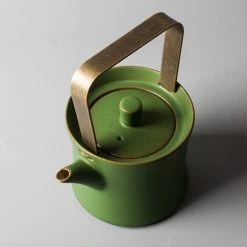 Staunton And Henry Mirai Modern Green Oriental Tea Pot Kitchen