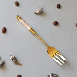 Staunton And Henry Gatsby Elegant Modern Dessert Forks - Set Of 4 Kitchen