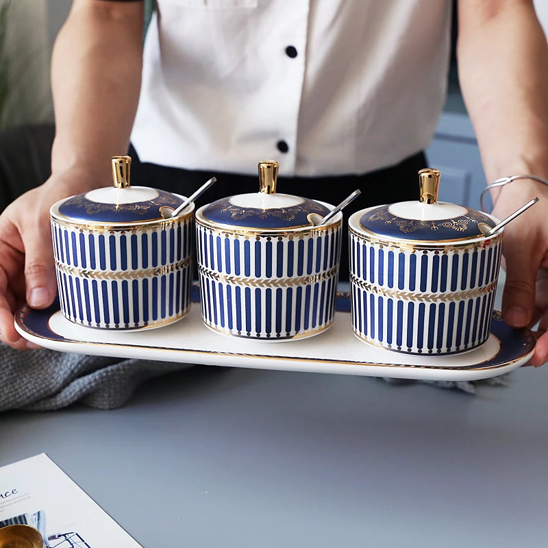 Staunton And Henry Gatsby Elegant Modern Condiment Jars 3 Staunton And Henry Gatsby Elegant Modern Condiment Jars