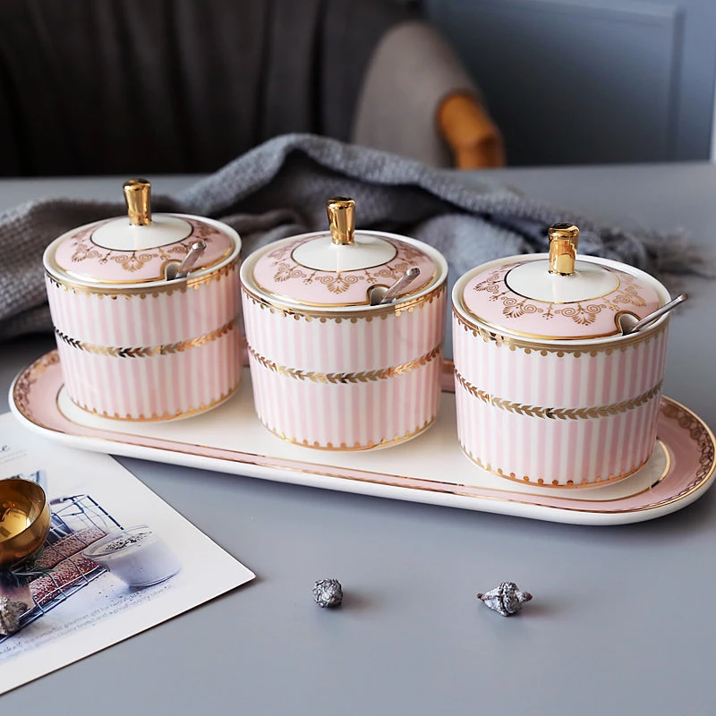 Staunton And Henry Gatsby Elegant Modern Condiment Jars 1 Staunton And Henry Gatsby Elegant Modern Condiment Jars