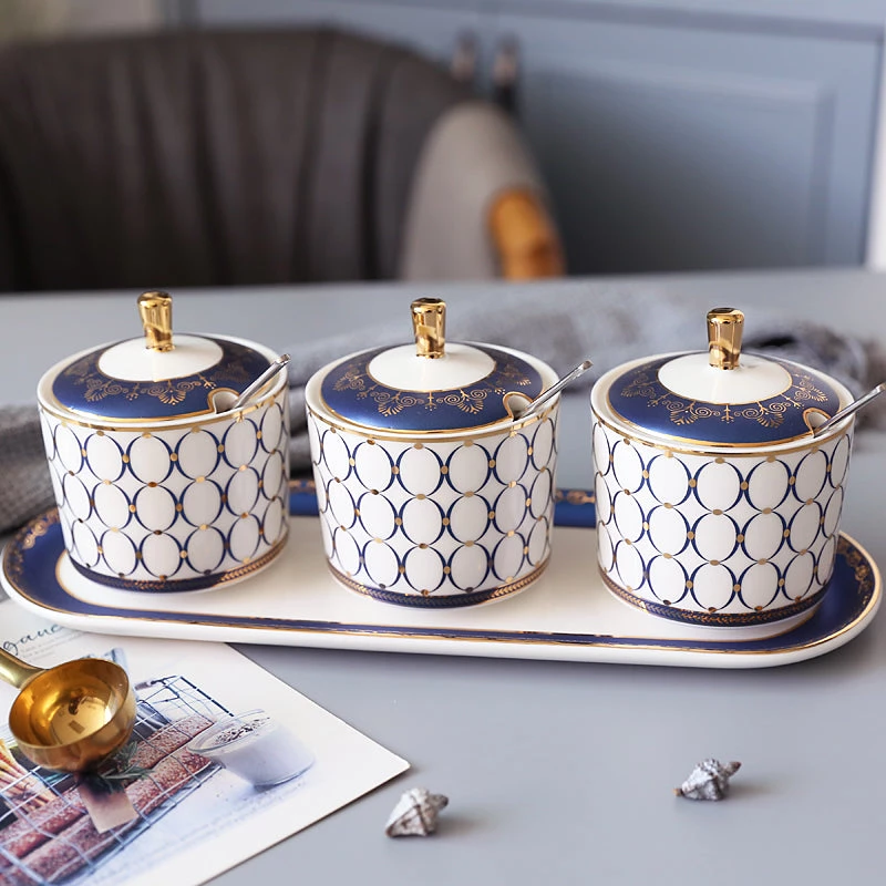 Staunton And Henry Gatsby Elegant Modern Condiment Jars 4 Staunton And Henry Gatsby Elegant Modern Condiment Jars