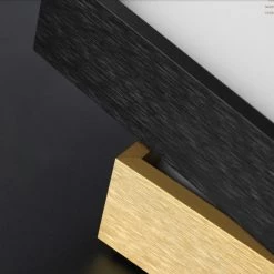 Staunton And Henry Framed Gold And Blue Agate Art Print