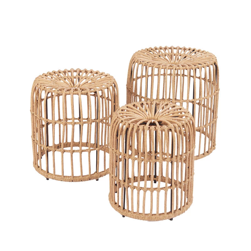Staunton And Henry Flores Rattan Stool 2 Staunton And Henry Flores Rattan Stool