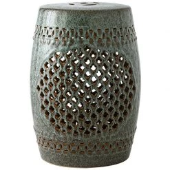 Staunton And Henry Furniture Oriental Jade Ceramic Garden Stool