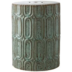 Staunton And Henry Furniture Oriental Jade Ceramic Garden Stool