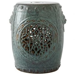 Staunton And Henry Furniture Oriental Jade Ceramic Garden Stool