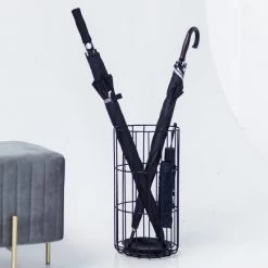 Staunton And Henry Classic Round Cage Umbrella Stand