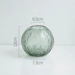 Staunton And Henry Home Accessories Nordic Leaf Glass Vase