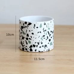 Staunton And Henry Terrazzo Pattern Plant Pots - Set Of 4 Home Accessories