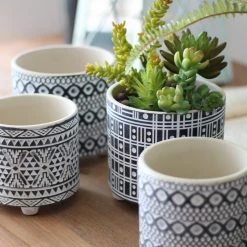 Staunton And Henry Modern Monochrome Plant Pots Home Accessories 15 Staunton And Henry Modern Monochrome Plant Pots Home Accessories