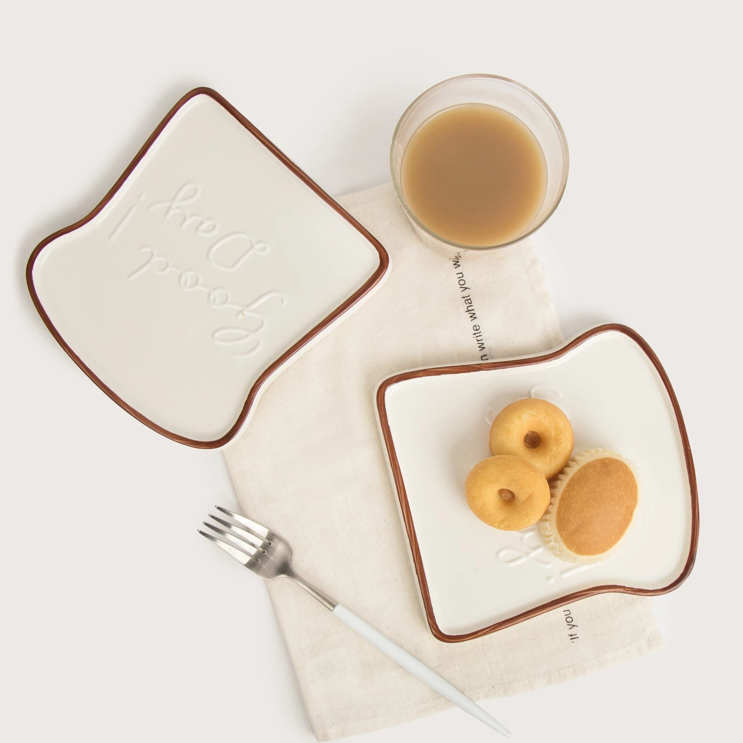 Staunton And Henry Toast Shaped Breakfast Plate 3 Staunton And Henry Toast Shaped Breakfast Plate