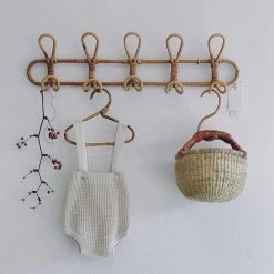 Staunton And Henry Natural Cane Wall Hooks