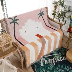 Staunton And Henry Bohemian Printed Throw Blankets