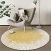 Staunton And Henry Arbus Modern Yellow Round Rug Rugs