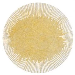 Staunton And Henry Arbus Modern Yellow Round Rug Rugs