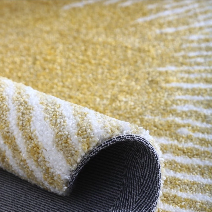 Staunton And Henry Arbus Modern Yellow Round Rug Rugs 3 Staunton And Henry Arbus Modern Yellow Round Rug Rugs