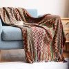 Staunton And Henry Home Accessories Colorful Crochet Chevron Throw Blanket