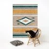 Staunton And Henry Rugs Acalan Modern Green And Yellow Rug