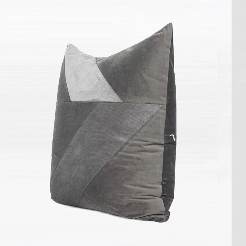 Staunton And Henry Modern Taupe And Grey Throw Cushion 2 Staunton And Henry Modern Taupe And Grey Throw Cushion